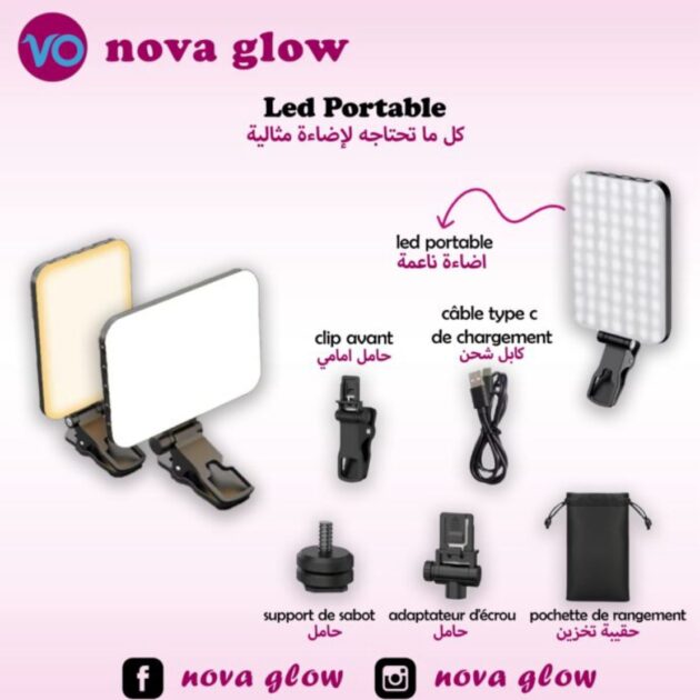 Led Portable & Caméra
