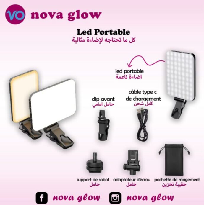 Led Portable & Caméra